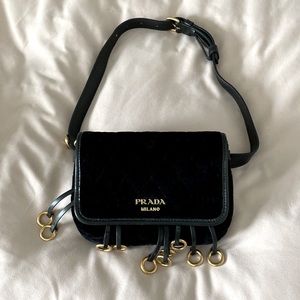 Prada suede belt bag | RARE